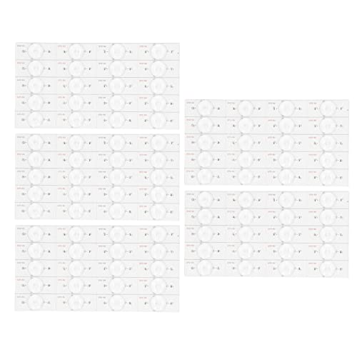 Spacnana LED TV-Pärla 6V, 100st Transparent Round Objektivperle Hohe Helligkeit für 32-65-Zoll-TV-Reparaturen von Spacnana