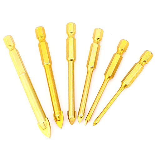 Spacnana Langlebige Präzise Bohrer -Bits, Dreieckige HSS -Bits für Keramikglasholz, Hex Shank Bohrer, 3 4 5 6 8 10 Mm, Reibungsloser Betrieb, Vielseitige Projekte Spacnana Langlebige Präzise Bohrer -Bits, Dreieckige HSS -Bits für Keramikglasholz, Hex Shank Bohrer, 3 4 5 6 8 10 Mm, Reibungsloser Betrieb, Vielseitige Projekte von Spacnana