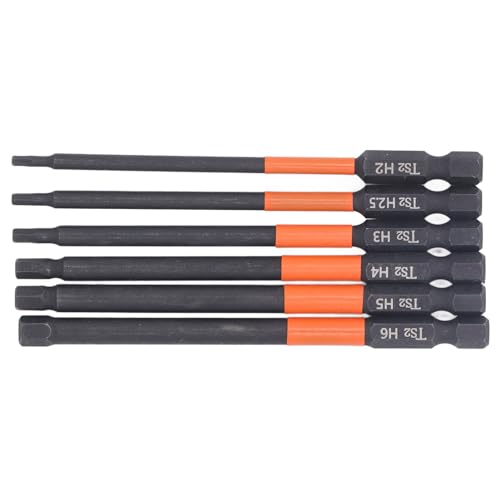 Spacnana Magnetischer Hexborbit Set Legierstahl H2-H6 100L für Manuelle Elektrische Bohrer, Reparaturaufgaben zu Hause von Spacnana