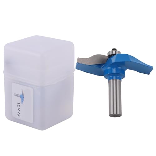 Spacnana OGEE Erhöhtes Panel Router Bit Schranktür Panel Cutter 12mmx76.2mm Blau mit YG8 -Legierungsspitze Nr. 45 Kohlenstoffstahlkörper für Holzbearbeitungstürpaneele Spacnana OGEE Erhöhtes Panel Router Bit Schranktür Panel Cutter 12mmx76.2mm Blau mit YG8 -Legierungsspitze Nr. 45 Kohlenstoffstahlkörper für Holzbearbeitungstürpaneele von Spacnana