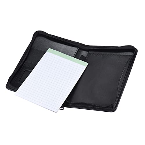 Spacnana Organisator von Multifunktional Business Sports mit Penlus, für Büroangestellte, Pu Leer, Schwarz von Spacnana