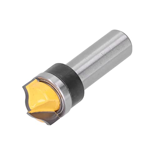 Spacnana Präzise Holzmahlen Cutter Hochwertiges Lichtbogenmesser für CNC -Gravurmaschine, Kohlenstoffstahl, 1/4 -Zoll Schaftdurchmesser für die Holzbearbeitungsindustrie (1/2 Zoll) von Spacnana