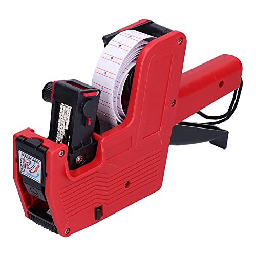 Spacnana Preis Schild Gun MX-5500, 8 Ziffern mit 10 Stück Etiketten Tinte für Einfache Bedienung, Drucke Klare Zahlen, Unterstützt Mehrere Währungen Spacnana Preis Schild Gun MX-5500, 8 Ziffern mit 10 Stück Etiketten Tinte für Einfache Bedienung, Drucke Klare Zahlen, Unterstützt Mehrere Währungen von Spacnana