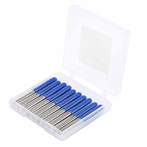 Spacnana Stabiles 3,175 -mm -Wolfram Stahl Router Bit Set, Saubere Metallstichverarbeitung, 10 Prozent für Hohe Arbeitseffizienz, Einfach zu Installieren und zu Verwenden (30*0.2) von Spacnana