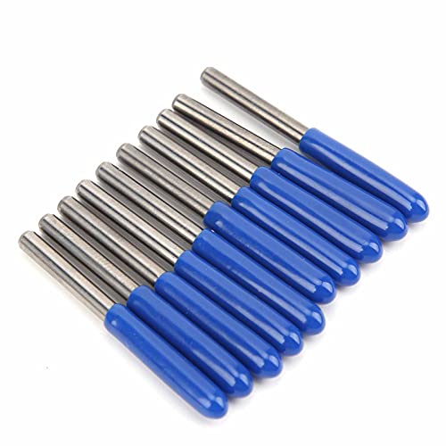 Spacnana Stabiles 3,175 -mm -Wolfram Stahl Router Bit Set, Saubere Metallstichverarbeitung, 10 Prozent für Hohe Arbeitseffizienz, Einfach zu Installieren und zu Verwenden (30*0.3) von Spacnana