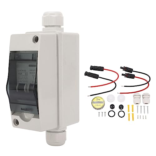 Spacnana Transparente Abdeckplatte, 40A Dual Power PV -Trennschalter PA66 Materielles Wasserdicht Spacnana Transparente Abdeckplatte, 40A Dual Power PV -Trennschalter PA66 Materielles Wasserdicht von Spacnana
