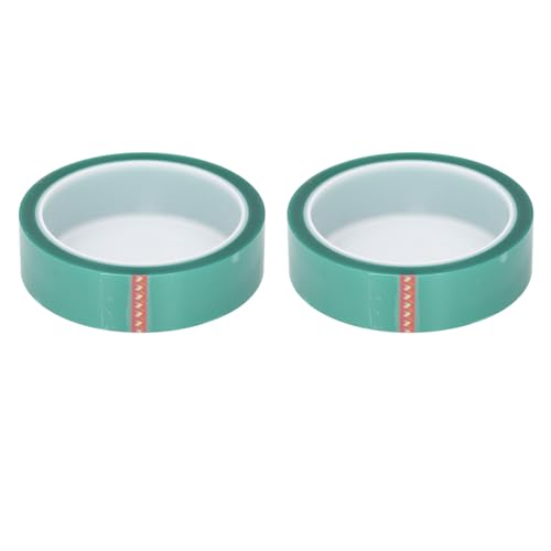 Spacnana Transparenz, Isolierung, Breite Anwendung Grüne Isolationsband, Hochtemperaturband PET 0,06 Mm Dicke 25 Mm Breite 33meter Länge Elektrisches Klebeband mit Einfacher Verwendung, Einfache von Spacnana