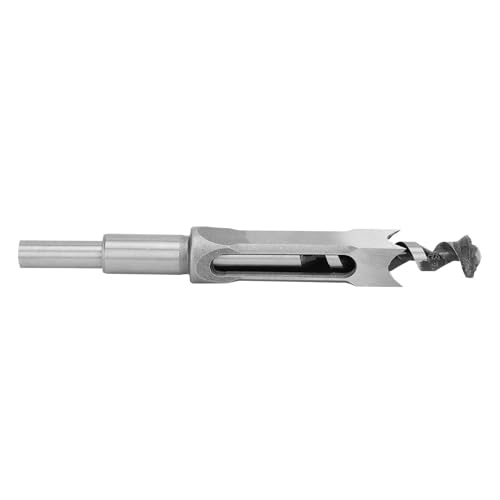 Square Loch Bohrbits, 20 Mm Lagerstahllochbohrbits Cutter, U-förmige Long-Chip-Flöte-Design, Holzbearbeitungslochsäge, Stabil und Zuverlässig mit Rundem Design, für MDF, MDF, von Spacnana