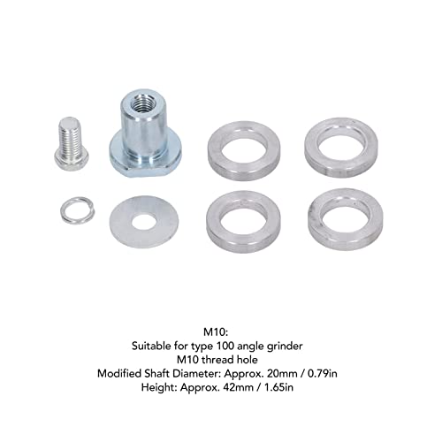 Winkelschleifer-Adapter-Ersatzsatz Variabler Schlitznutmaschinen-Umwandlungskopf für Zubehör für Elektrowerkzeuge (M10) von Spacnana