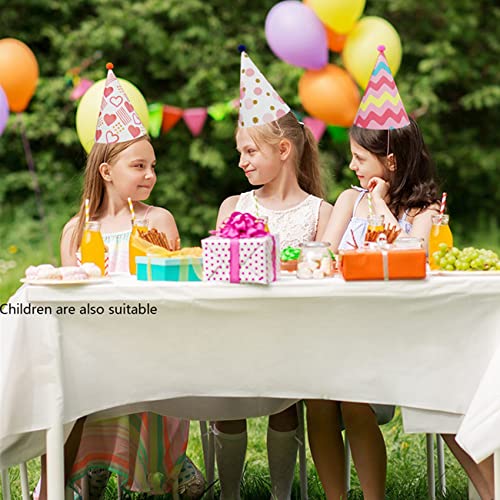 Spactz 16 Stück Papier Goldfolie Alles Gute Zum Geburtstag Party Hüte für Erwachsene und Kinder Party Dekoration von Spactz