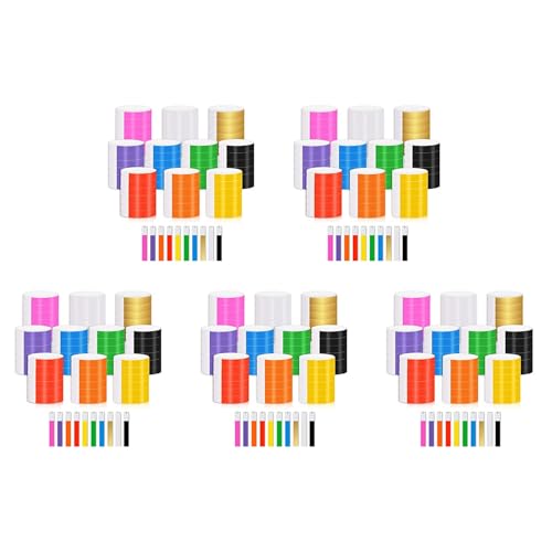 Spactz 5000 Stück Papierarmbänder Neon Wasserdichte Armbänder für Party Armbänder (10 Farben) von Spactz