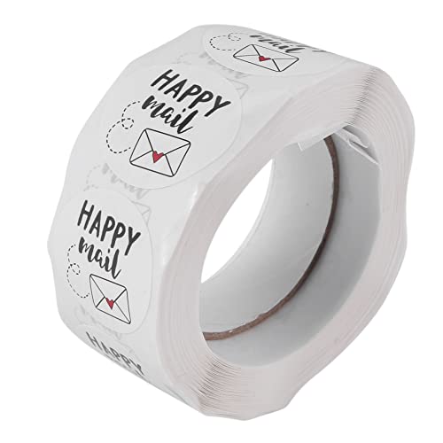 Spactz Happy Mail Aufkleber zum Verpacken von Grußkarten Umschlag Versiegelungsbeutel 1 rund 500 Aufkleber Spactz Happy Mail Aufkleber zum Verpacken von Grußkarten Umschlag Versiegelungsbeutel 1 rund 500 Aufkleber von Spactz