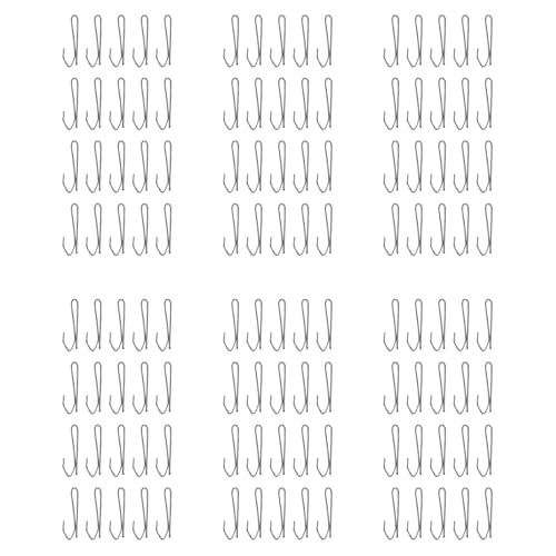 Spactz Single Vorhänge für mit Metallbeschichtung Prise Vorhänge Haken für Vorhänge - Ton (120 Stück) von Spactz