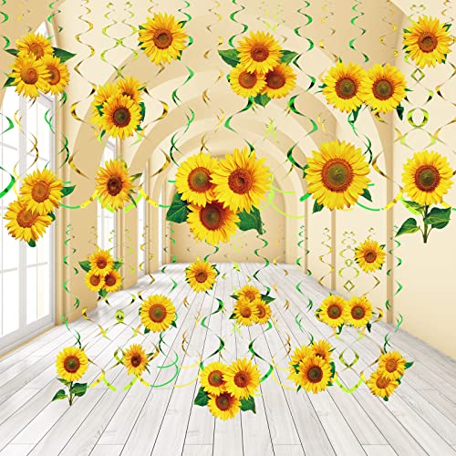 30 Stück Sonnenblumen hängende Wirbel Dekorationen Sonnenblume Party Zubehör Sonne Blumen Party Folie Wirbel Decke Wand Dekor für Sonnenblume Motto Party Baby Shower Geburtstag Party Favor Supplies 30 Stück Sonnenblumen hängende Wirbel Dekorationen Sonnenblume Party Zubehör Sonne Blumen Party Folie Wirbel Decke Wand Dekor für Sonnenblume Motto Party Baby Shower Geburtstag Party Favor Supplies von Spakon