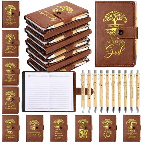 Spakon 100 Stück christliche Geschenke, Großpackung inklusive Leder-Bibelstudium, Notizbuch, Vers, Kugelschreiber, Gebetstagebuch, religiöser Gott, Notizblock für Männer und Frauen, Kirche, Sonntag Spakon 100 Stück christliche Geschenke, Großpackung inklusive Leder-Bibelstudium, Notizbuch, Vers, Kugelschreiber, Gebetstagebuch, religiöser Gott, Notizblock für Männer und Frauen, Kirche, Sonntag von Spakon