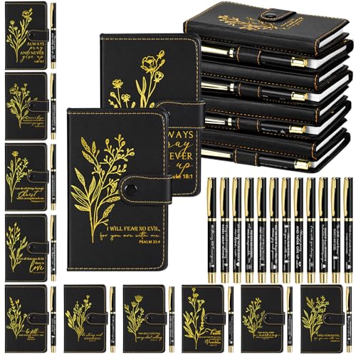 Spakon 50 Sets christliche Geschenke, Bulk-Bibelstudium, Leder-Notizbücher, Stifte, Gebetstagebuch, Kirchengeschenke, religiöse Schrift, Notizblock für Damen und Herren, Muttertag, Ostern, Lehrer Spakon 50 Sets christliche Geschenke, Bulk-Bibelstudium, Leder-Notizbücher, Stifte, Gebetstagebuch, Kirchengeschenke, religiöse Schrift, Notizblock für Damen und Herren, Muttertag, Ostern, Lehrer von Spakon