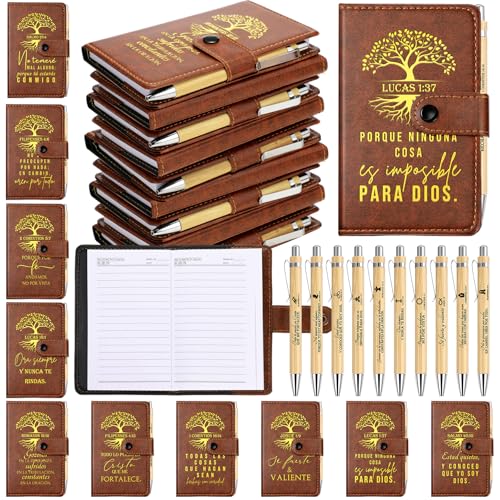 Spakon 60 Stück christliche Geschenke, Großpackung inklusive Leder-Bibelstudium, Notizbuch, Vers, Kugelschreiber, Gebetstagebuch, religiöser Gott, Notizblock für Männer und Frauen, Kirche, Sonntag Spakon 60 Stück christliche Geschenke, Großpackung inklusive Leder-Bibelstudium, Notizbuch, Vers, Kugelschreiber, Gebetstagebuch, religiöser Gott, Notizblock für Männer und Frauen, Kirche, Sonntag von Spakon