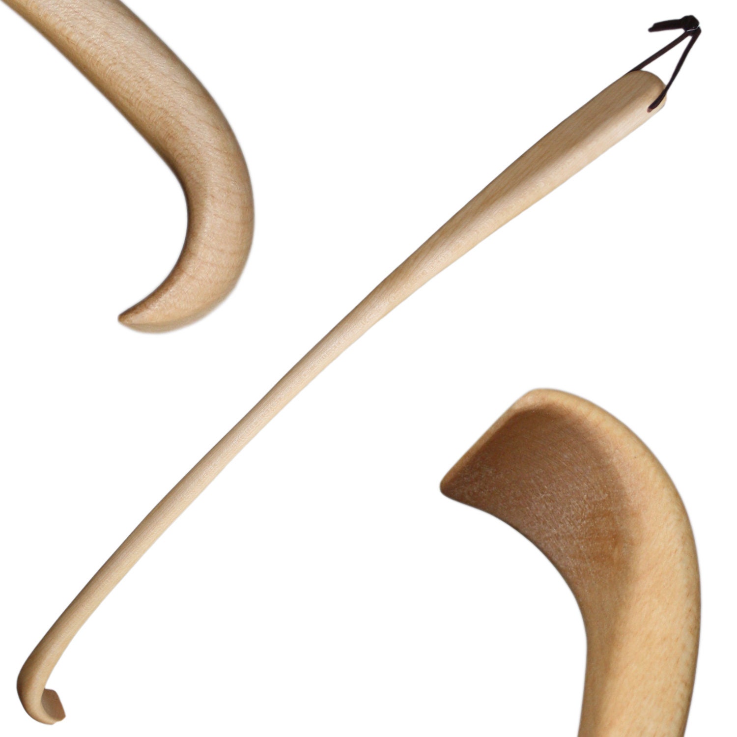 Rückenkratzer "Lea" 50 cm Gebogen Ahornholz Rückenkratzer "Lea" 50 cm Gebogen Ahornholz von SpanglerHolzwaren