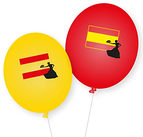 8 Luftballons * Spanien * als Deko für Mottoparty, Länderparty und Geburtstag | Ballons Party Set Madrid Barcelona 8 Luftballons * Spanien * als Deko für Mottoparty, Länderparty und Geburtstag | Ballons Party Set Madrid Barcelona von Spanien-Party: