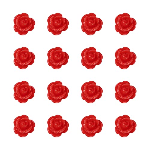50 rote Rosenperlen für Rosenkranz-Halsketten, gebohrte Rosenblüten, Verzierungen für Buddha, Mala, Schmuckherstellung, Armbänder, Ohrringe, Scrapbooking 50 rote Rosenperlen für Rosenkranz-Halsketten, gebohrte Rosenblüten, Verzierungen für Buddha, Mala, Schmuckherstellung, Armbänder, Ohrringe, Scrapbooking von Sparkeads
