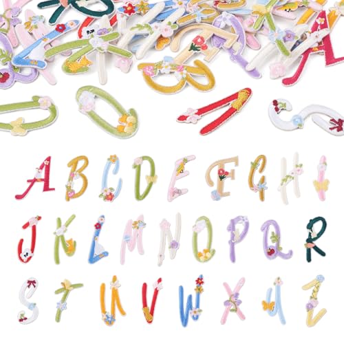 Sparkeads 26 Stück Aufnäher zum Aufbügeln mit Buchstaben A-Z, Stickerei, zum Aufnähen auf Blumenstickerei, Reparatur, Blume, Pflanze, Buchstaben, Flicken für Kleidung, Hemden, Jacken, Hüte, Jeans Sparkeads 26 Stück Aufnäher zum Aufbügeln mit Buchstaben A-Z, Stickerei, zum Aufnähen auf Blumenstickerei, Reparatur, Blume, Pflanze, Buchstaben, Flicken für Kleidung, Hemden, Jacken, Hüte, Jeans von Sparkeads