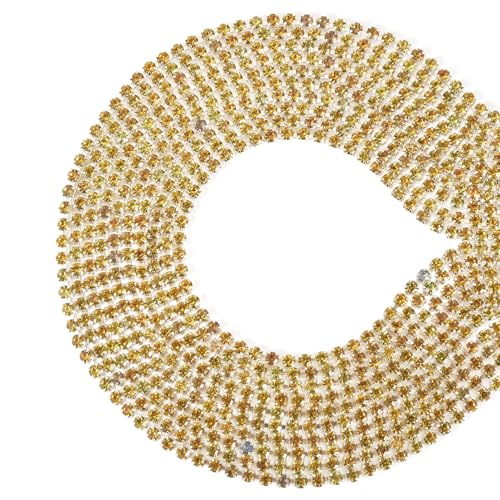 Sparkeads 4,5 m lange Strass-Ketten aus Legierung, Glas, Diamanten, Kristallkette, 3 x 2,5 x 2,5 mm, Strasssteine für Kleidung, Strass-Zierstreifen für Handwerk, Schmuck, Hochzeitsstrauß, Nähen Sparkeads 4,5 m lange Strass-Ketten aus Legierung, Glas, Diamanten, Kristallkette, 3 x 2,5 x 2,5 mm, Strasssteine für Kleidung, Strass-Zierstreifen für Handwerk, Schmuck, Hochzeitsstrauß, Nähen von Sparkeads