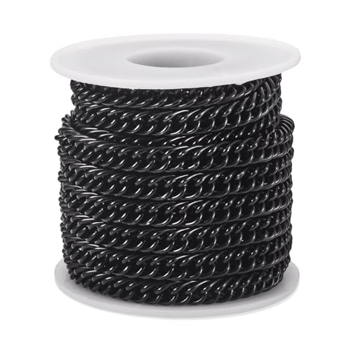 Sparkeads Kette für Schmuckherstellung, 5 m, Aluminium-Panzerketten, 10 x 6,5 x 1 mm, Gliederkette, Metallketten mit Spule für Armband, Halskette, Ohrringe, DIY, Schmuckherstellung, Handwerk Sparkeads Kette für Schmuckherstellung, 5 m, Aluminium-Panzerketten, 10 x 6,5 x 1 mm, Gliederkette, Metallketten mit Spule für Armband, Halskette, Ohrringe, DIY, Schmuckherstellung, Handwerk von Sparkeads