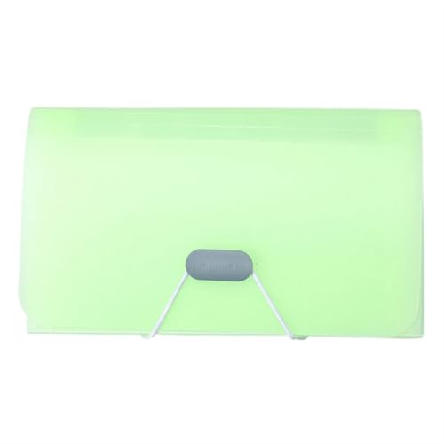 A6-Dokumenten-Organizer, Fächermappe, Geldbörse, Orgeltasche, Akkordeontasche, Aktentasche, Rechnungsordner, Schulbüro, Familienordner für Dateien(Green) von SparklWLeaf