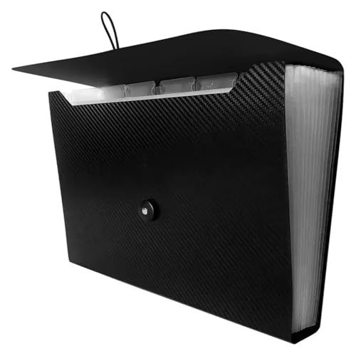 Akkordeon-Akten-Organizer, 13 Fächer, Akten-Organizer mit elastischer Schnalle, Aktenhalter, A4-Papier, Zuhause, Schule, Büro, Akten-Organizer für Dateien Akkordeon-Akten-Organizer, 13 Fächer, Akten-Organizer mit elastischer Schnalle, Aktenhalter, A4-Papier, Zuhause, Schule, Büro, Akten-Organizer für Dateien von SparklWLeaf