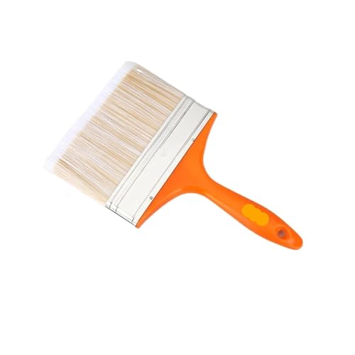 SparklWLeaf 1/1.5/2/2.5/3/4/5/6 Zoll Pinsel Hause Dekoration Pinsel Kunststoff Griff Weiche Haar Pinsel Wand und Möbel Malen Werkzeug zum Malen(6 inch) von SparklWLeaf