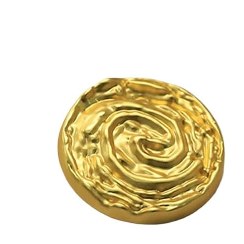 SparklWLeaf 10 Stück goldenes Nähzubehör for Kleidung, Metallknöpfe, Mäntel für Stoff(Color1,18mm) von SparklWLeaf