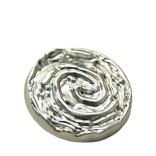 SparklWLeaf 10 Stück goldenes Nähzubehör for Kleidung, Metallknöpfe, Mäntel für Stoff(Color2,20mm) von SparklWLeaf