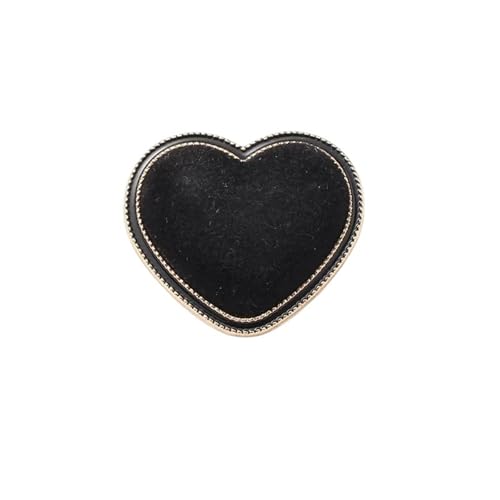 SparklWLeaf 5 Stück metallbeschichtete Jeans-Ösenknöpfe for Bekleidung, Nähen, Basteln, DIY-Hemd, Pullover, Scrapbook-Zubehör für Stoff(5PC Black,28L 18.0 MM) von SparklWLeaf