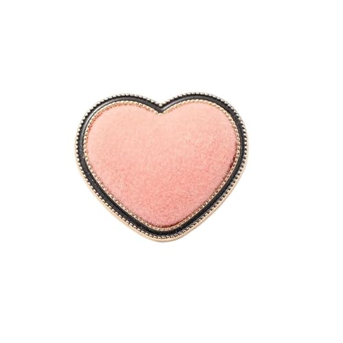 SparklWLeaf 5 Stück metallbeschichtete Jeans-Ösenknöpfe for Bekleidung, Nähen, Basteln, DIY-Hemd, Pullover, Scrapbook-Zubehör für Stoff(5PC Pink,28L 18.0 MM) von SparklWLeaf