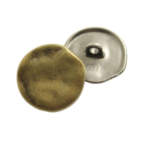 SparklWLeaf 5PCS 18/25/30/38MM Große Dekorative Taste Unregelmäßigen Flugzeug Gold Knöpfe for Hemd Mantel nähen Zubehör DIY für Stoff(Color3,30.5MM) von SparklWLeaf