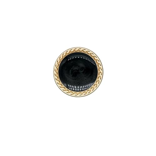 SparklWLeaf 6 Stück Gold Perle Damenknöpfe Dekorationen for Kleidung Vintage Anzug Mantel Kleid Knopf Metall DIY Nähzubehör Handarbeiten für Stoff(Color5,11mm. 10 Pieces) von SparklWLeaf