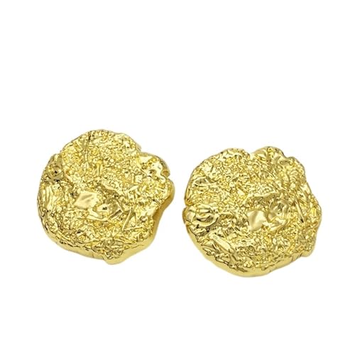 SparklWLeaf 6 Stück Metallknöpfe mit Rosenprägung for Pullover, Nähknöpfe, Zubehör für Stoff(Color12,15MM) von SparklWLeaf