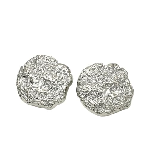 SparklWLeaf 6 Stück Metallknöpfe mit Rosenprägung for Pullover, Nähknöpfe, Zubehör für Stoff(Color13,11MM) von SparklWLeaf