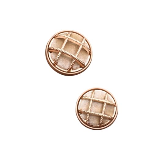 SparklWLeaf 6PC Antik Strass Dekor Metallknöpfe for Kleidung Mantel Strickjacke Pullover Nähen Handarbeiten für Stoff(Type1,21MM 6PCS) von SparklWLeaf