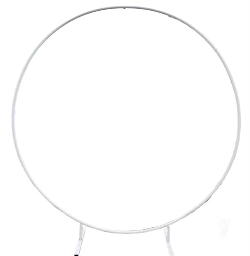 SparklWLeaf Metall Hochzeit Arche Rund Ballon Ständer Party Dekoration Hintergrund Bogen Geburtstag Party Ballon Bogen zur Dekoration(Whitte,1m(39.3in)) von SparklWLeaf