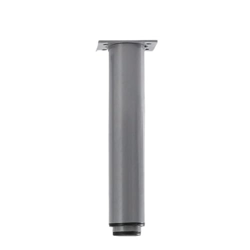 SparklWLeaf Schwarze Möbelbeine, höhenverstellbar, Tischfüße aus Kohlenstoffstahl, Ersatzbeine for Sofabetten, 1000 kg belastbar, robuste Möbelbeschläge für Möbel(Gray 18-34cm) von SparklWLeaf