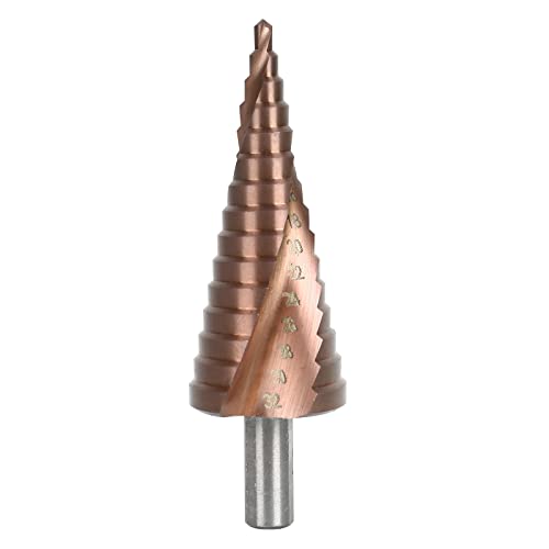 Stufenbohrer, HSS Schälbohrer,15 Stufen 4-32 mm, HSS Kegelbohrer, Konusbohrer für Metall, Holz, Edelstahl, Kunststoff Stufenbohrer, HSS Schälbohrer,15 Stufen 4-32 mm, HSS Kegelbohrer, Konusbohrer für Metall, Holz, Edelstahl, Kunststoff von Sparklenut