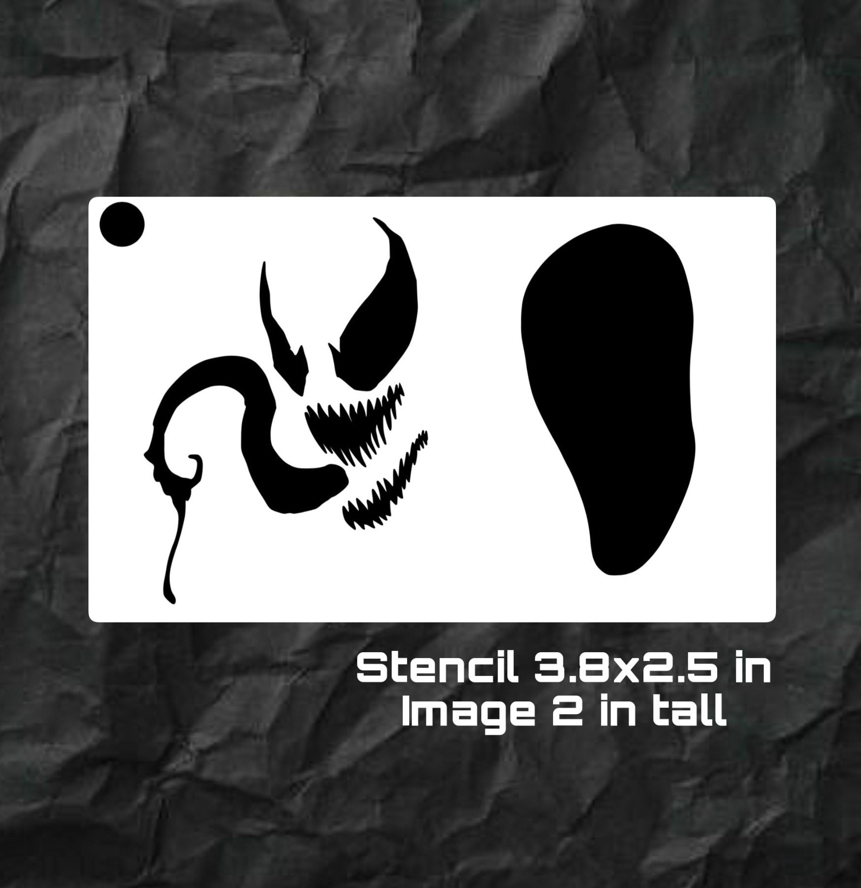 Alien Monster Gesicht Malerei Schablone Alien Monster Gesicht Malerei Schablone von SparrowStencilSupply