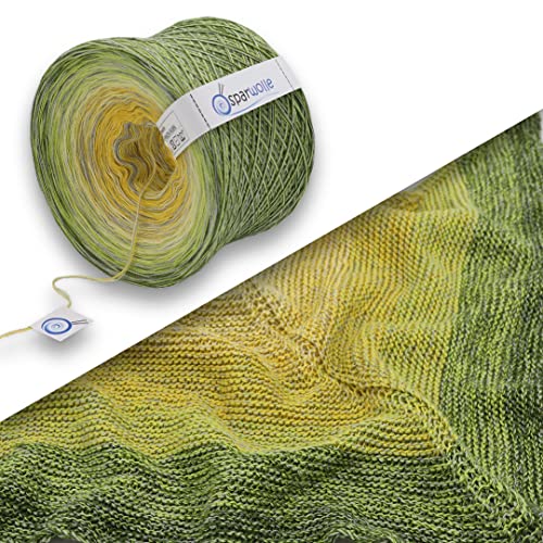 Bobbel 100% Baumwolle, Farbverlaufsgarn 235g 4-fädig 1000m zum Stricken und Häkeln, Garn, Wolle, Yarn for knitting and crocheting (CO-200001-SVBE) von Sparwolle