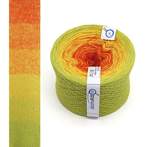 Bobbel 100% Baumwolle, Farbverlaufsgarn 235g 4-fädig 1000m zum Stricken und Häkeln, Garn, Wolle, Yarn for knitting and crocheting (CO-200032-SV) von Sparwolle