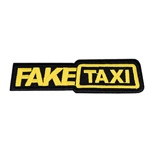Aufnäher Aufbügler Fake Taxi lustige Sprüche Motive von Spaß Kostet