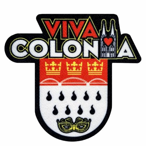 Aufnäher Köln Viva Colonia Patch cologne kölle Karneval von Spaß Kostet