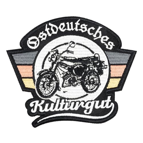 Aufnäher Aufbügler Patch DDR Motorrad Ostdeutsches Kulturgut von Spaß Kostet