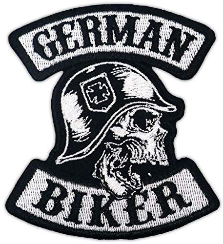 Aufnäher Aufbügler Patch German Biker von Spaß Kostet