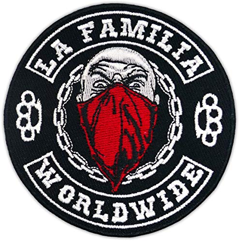 Aufnäher Aufbügler Patch La Familia WORLDWIDE MC Gang Support criminal Tattoo Aufnäher Aufbügler Patch La Familia WORLDWIDE MC Gang Support criminal Tattoo von Spaß Kostet